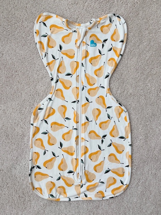 Love to dream Other - Love to Dream Yellow Pear Print Swaddle Sack